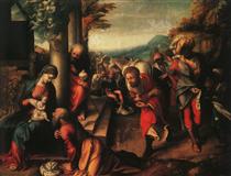 The Adoration of the Magi - Antonio da Correggio