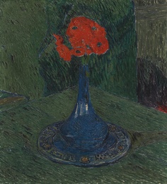 Poppy in Blue Vase, 1908 - Куно Амье