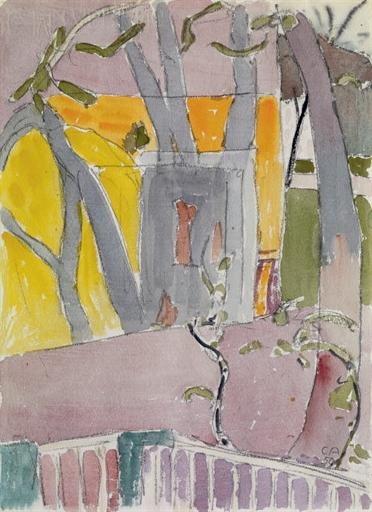 View of the Garden, 1950 - Куно Амье