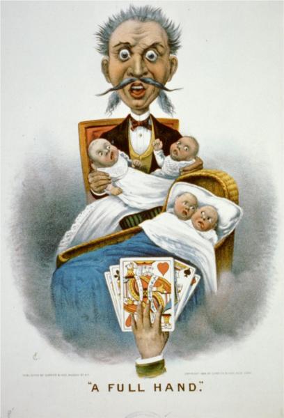 A full hand, 1884 - Куррье и Айвз
