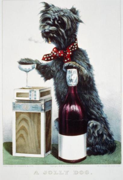 A jolly dog, 1878 - Currier and Ives