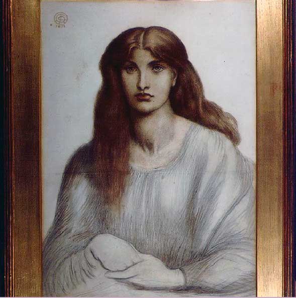 Alexa Wilding, 1877 - Данте Габрієль Росетті