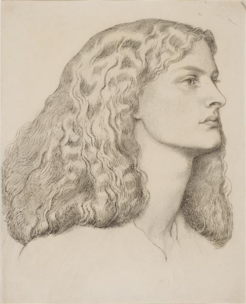 Annie Miller, 1877 - Dante Gabriel Rossetti