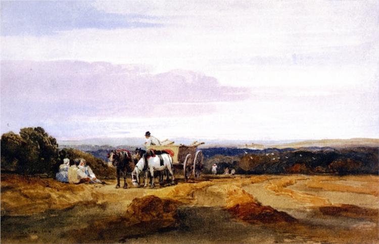 Cornfield, 1814 - Дэвид Кокс