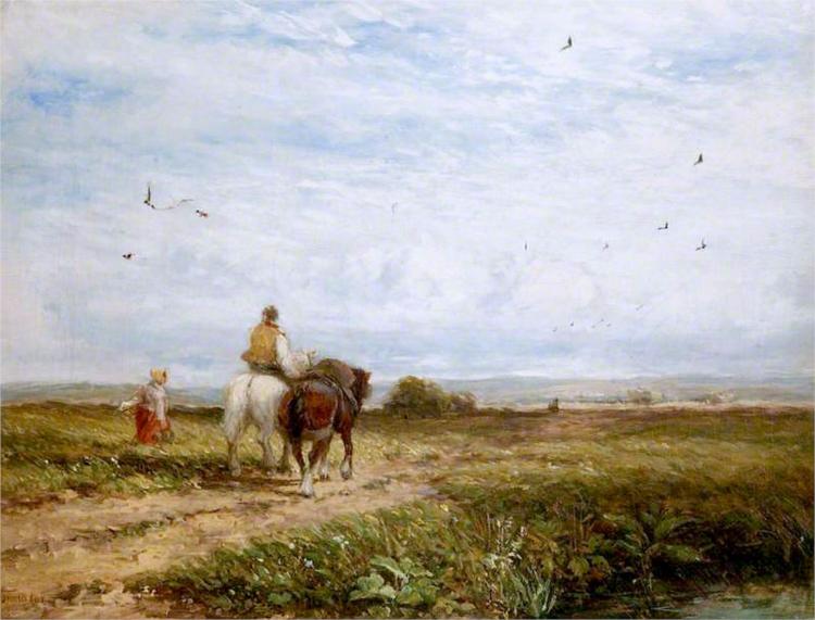 The Way to the Hayfield - David Cox