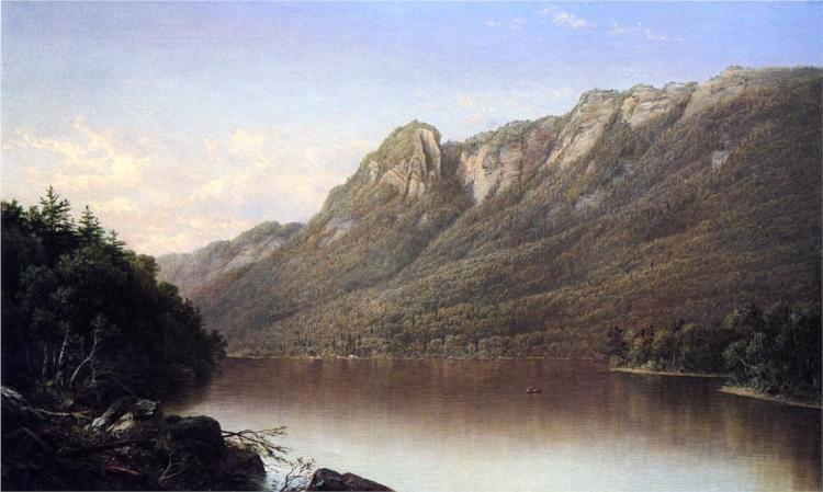 Eagle Cliff, Franconia Notch, New Hampshire, 1864 - David Johnson