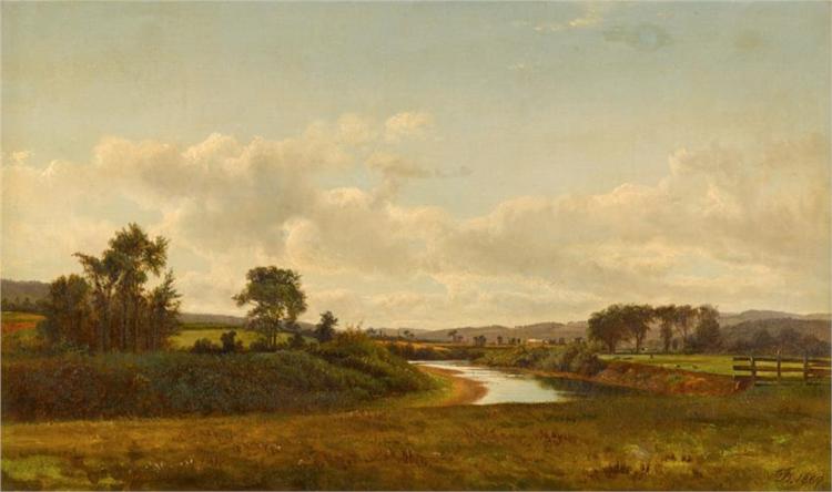 Lancaster New Hampshire Farmland, 1867 - Дэвид Джонсон