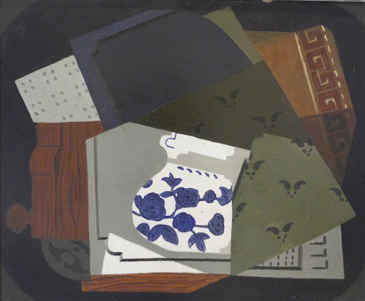 Cubist Composition, 1920 - Давид Какабадзе