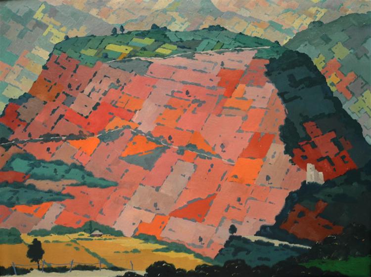 Red mountain, 1944 - David Kakabadze