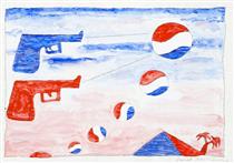 Untitled (5 Pepsi's and Sun 2 Guns) - Дерек Бошье
