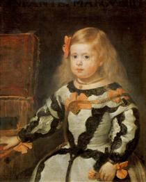 Portrait of the Infanta Maria Marguerita - Дієго Веласкес