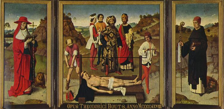 O Martírio de São Erasmo, 1458 - Dirck Bouts