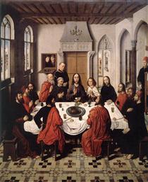 The Last Supper - from the Winged Altarpiece in St. Peter in Leuven - Dirck Bouts