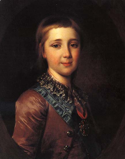 Alexander I, as a child, 1787 - Dmitry Levitzky