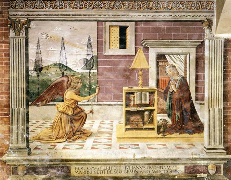 Annunciation, 1482 - Domenico Ghirlandaio