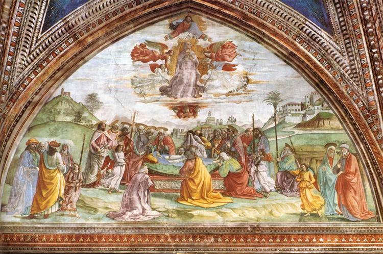 Death and Assumption of the Virgin, 1486 - 1490 - Domenico Ghirlandaio