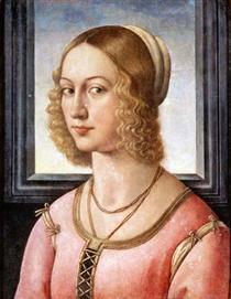 Portrait of Giovanna Tornabuoni - Domenico Ghirlandaio