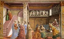 The Birth of Mary - Domenico Ghirlandaio