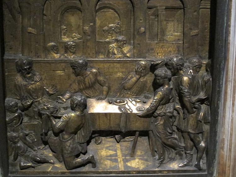 The Feast of Herod, 1427 - 多那太羅