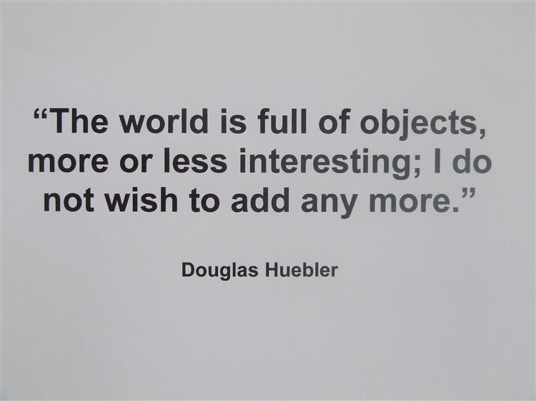 The World Is..., 1966 - Douglas Huebler