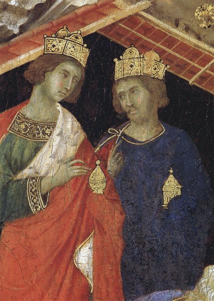 Adoration of the Magi (Fragment), 1308 - 1311 - Duccio
