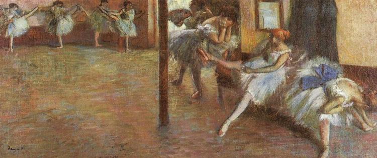 Балетная репетиция, 1891 - Эдгар Дега