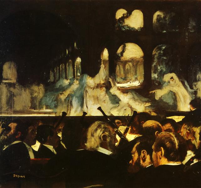 Балетная сцена из оперы Роберт Дьявол, 1872 - Эдгар Дега
