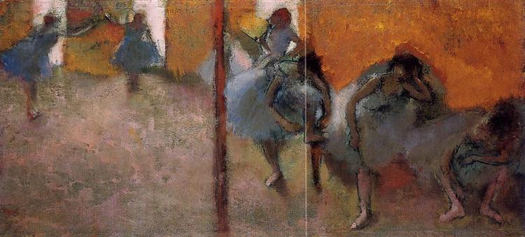 Dancers in a Studio, c.1900 - c.1905 - Edgar Degas