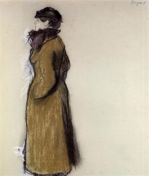 Ellen Andree, c.1879 - Edgar Degas