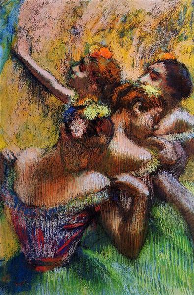 Четыре танцовщицы, c.1902 - Эдгар Дега