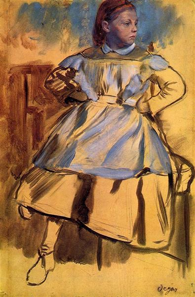 Portrait of Giulia Bellelli (sketch), 1859 - 1860 - Edgar Degas