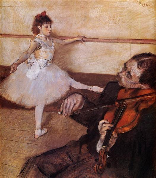 The Dance Lesson, 1879 - Едґар Деґа