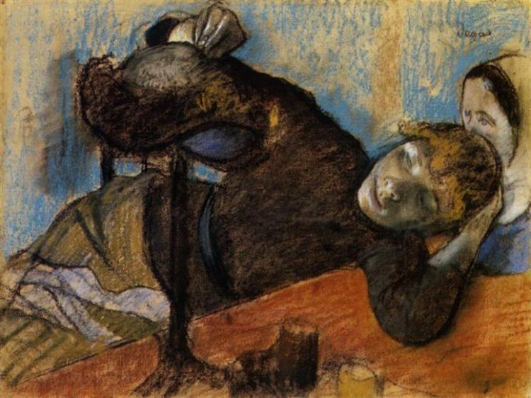 The Milliner, c.1882 - Edgar Degas