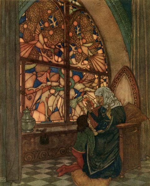 His grandmother had Told Him (from The Garden of Paradise) - Edmund Dulac