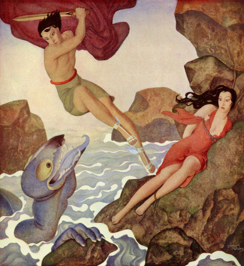 Perseus and Andromeda - Edmund Dulac