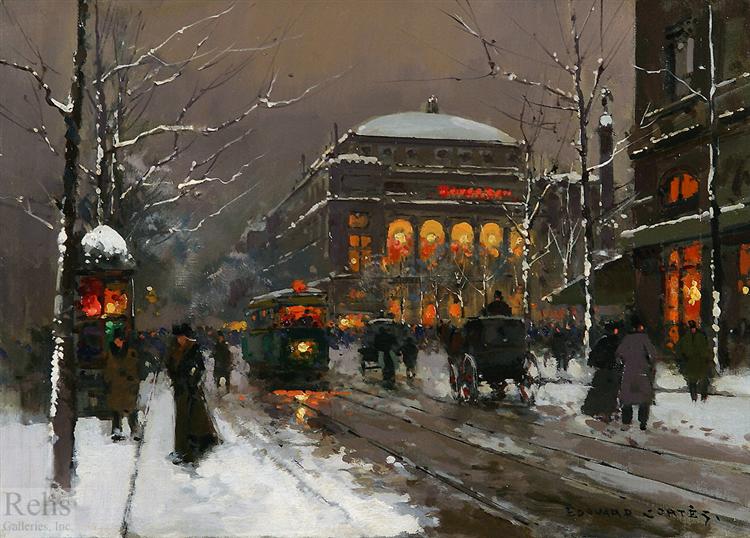 Chatelet in Winter - Edouard Cortes
