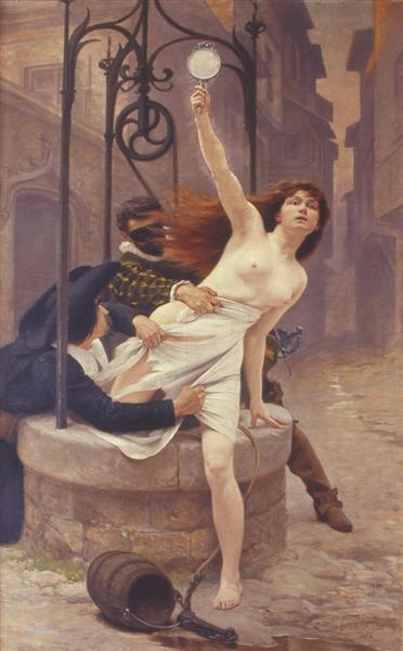 Truth Leaving the Well, 1898 - Эдуард Деба-Понсан