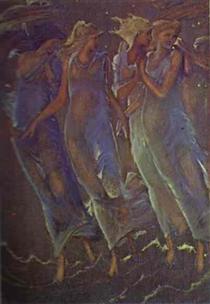 Nymphs of the Stars - Edward Burne-Jones