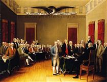 The Declaration of Independence, July 4, 1776 - Edward Hicks