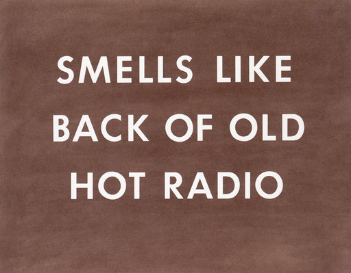 Smells Like Back of Old Hot Radio, 1976 - Edward Ruscha