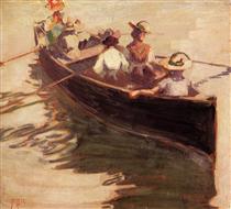 Boating - Egon Schiele