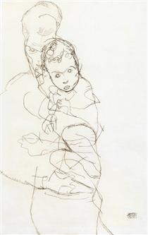 Mother and Child - Egon Schiele