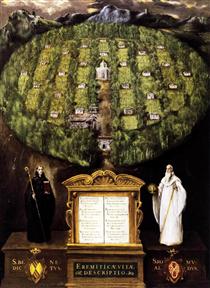 Allegory of Camaldolese Order - El Greco