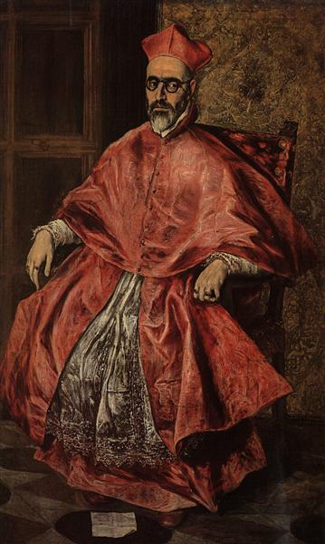 Portrait of a Cardinal (Probably Cardinal Don Fernando Niño de Guevara), c.1598 - El Greco