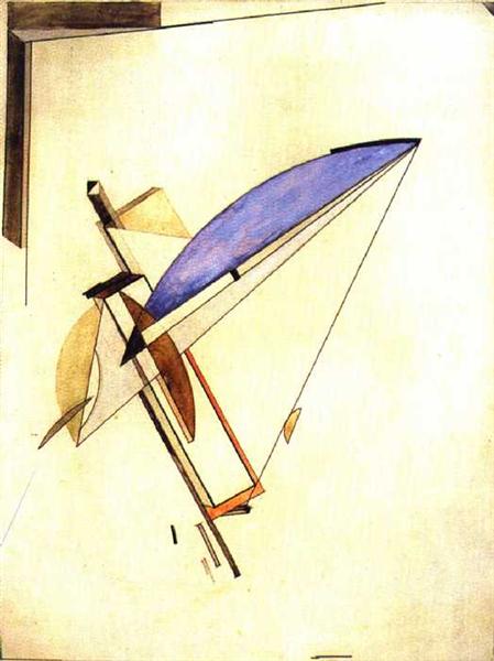 Composition, c.1920 - Lazar Lissitzky