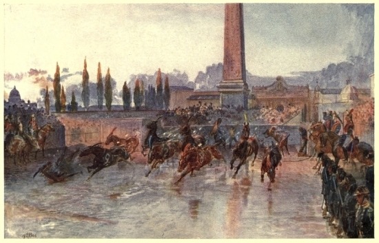 The Start for the Horse Race, Rome - Elizabeth Thompson