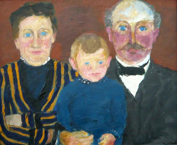 Bonnichsen family, 1915 - Эмиль Нольде