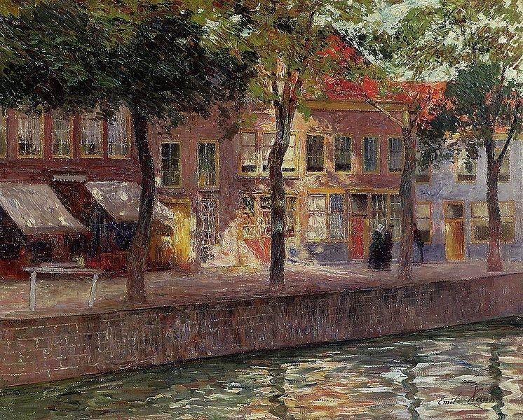 Canal in Zeeland, 1899 - Émile Claus