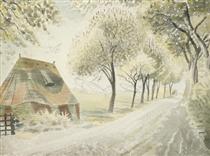 Road by an airfield - Eric Ravilious