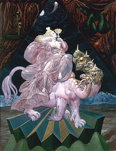 THE WHORE BABYLON, 1995 - Ernst Fuchs